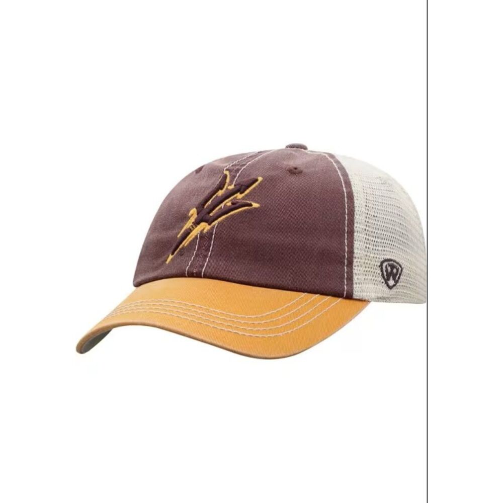 Top of the World Arizona State Sun Devils Maroon Offroad Meshback